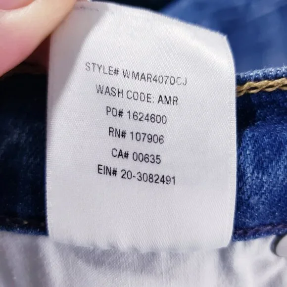 Hudson Nico Super Skinny Distressed High Rise Denim Blue Jeans Women's Size‎ 30 - Picture 9 of 10